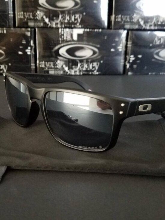 OO9102 Oakley Holbrook Chrome Iridium Prizm Polarized Sunglasses - Picture 3 of 8